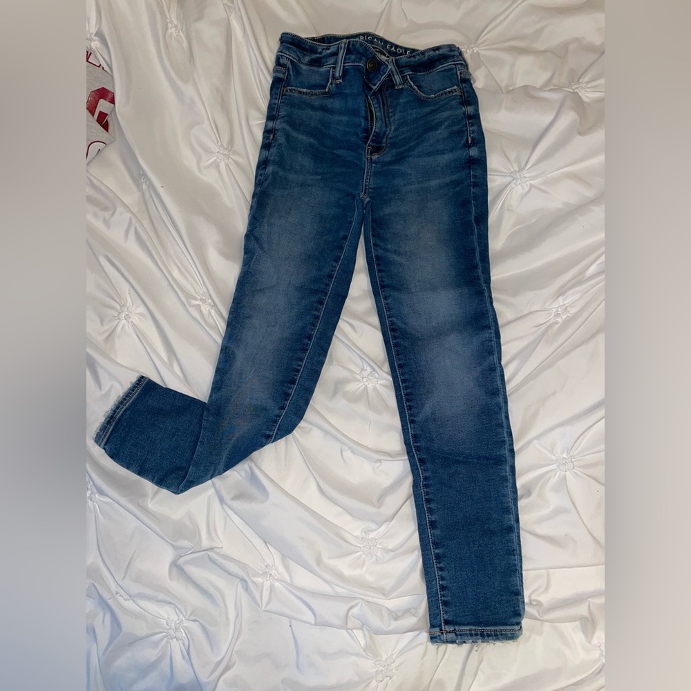 American Eagle high rise next level stretch skinny jeans